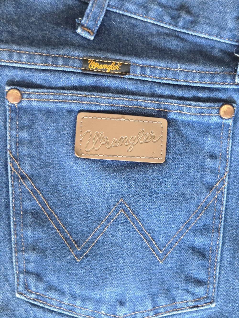 Vintage Wrangler 13MWZ Western Jeans | 38x34 | 100% Cotton | Made in USA Fabric